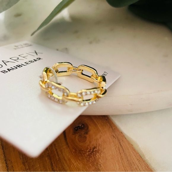 Sugarfix by BaubleBar Pave Chain Ring - Picture 3 of 4